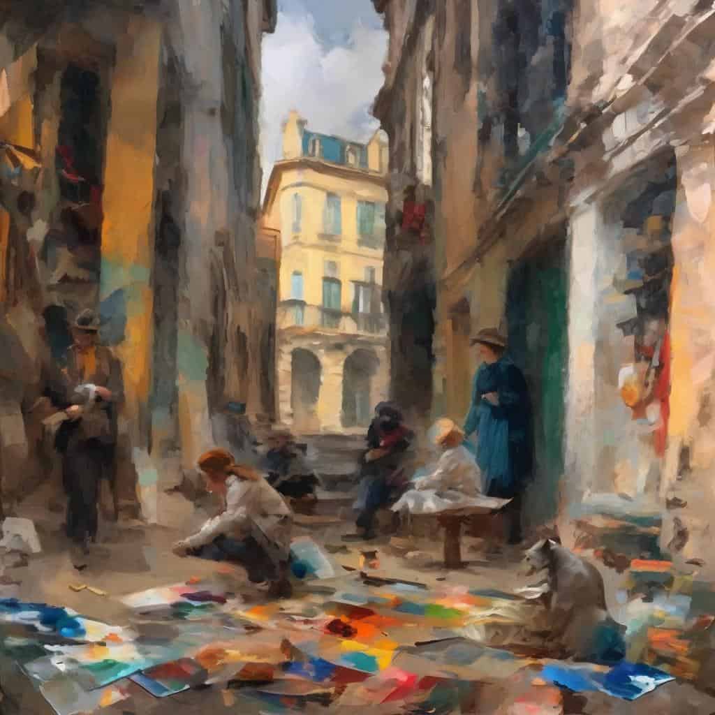 Έλληνας καλλιτέχνης, αλληλεπίδραση θεατή και έργου τέχνης σε αστικό περιβάλλον.